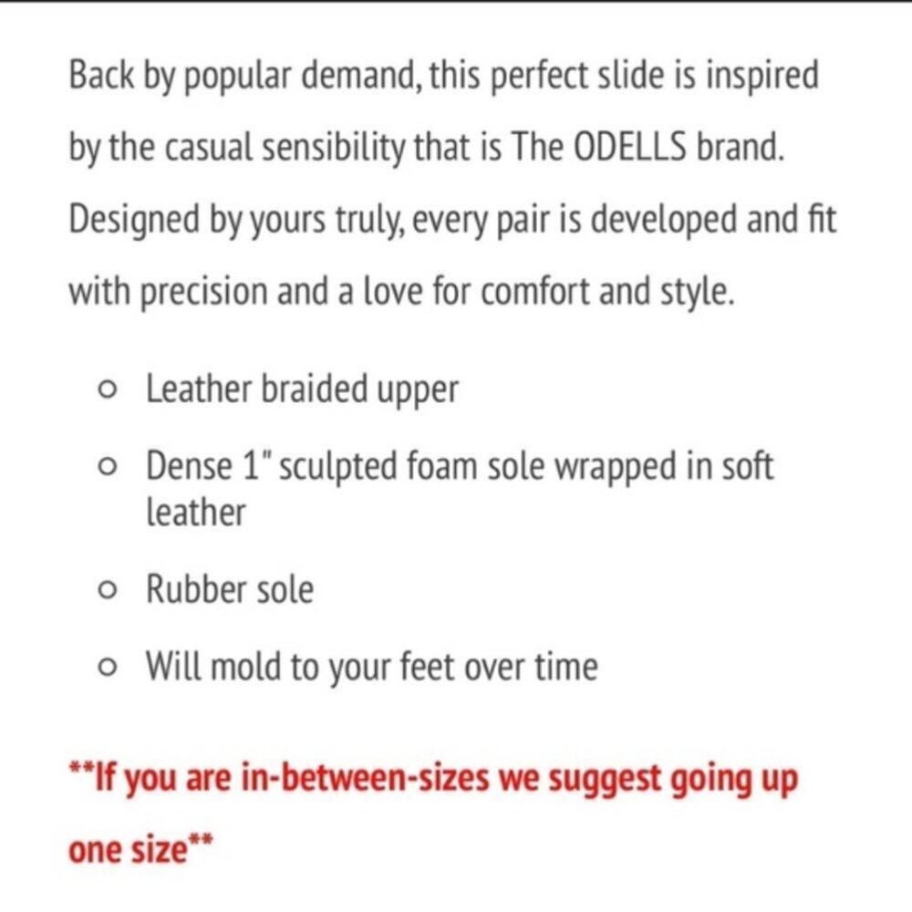 THE ODELLS Braided Slides - Noir - Picture 9 of 13